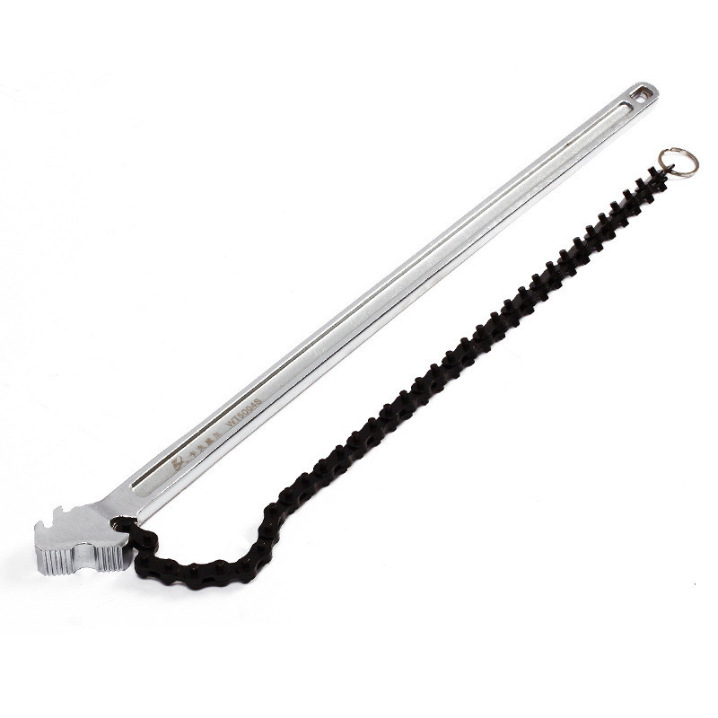 Chrome Vanadium Steel Oil Change Oil Filter Element Chain ประแจท่อมัลติฟังก์ชั่น Chrome Vanadium Ste