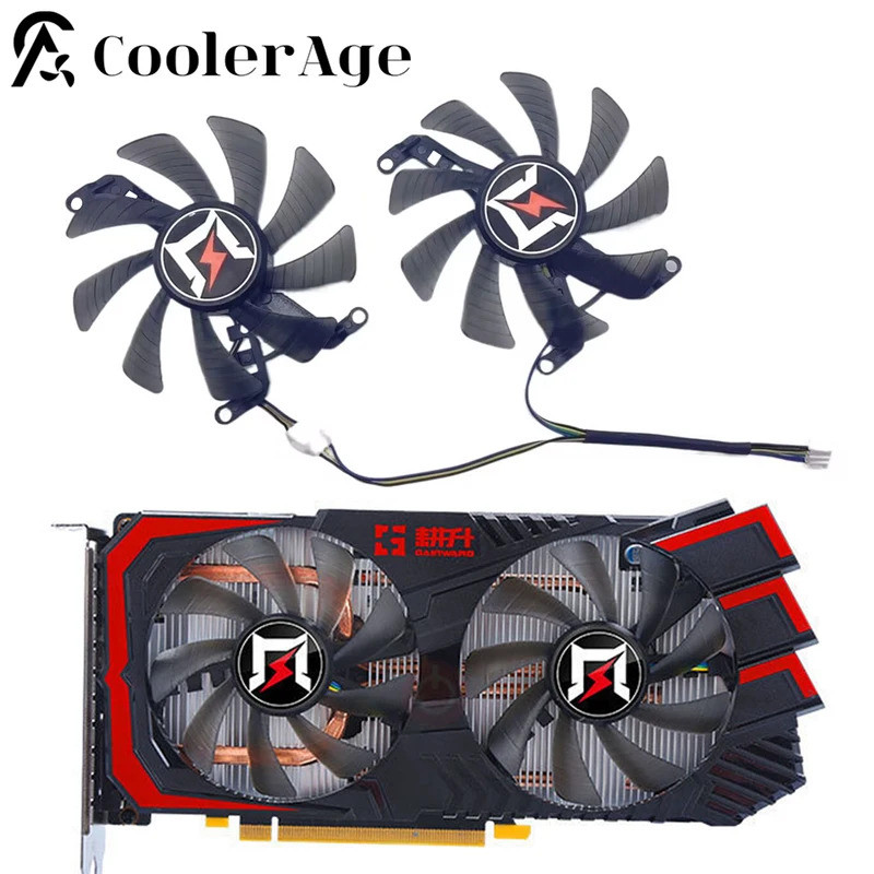 IFor Gainwar RTX 1660 2060 GTX 1660Ti SUPER การ์ดพัดลม CFM10012H12SPA 85MM GTX1660Ti RTX2060 Cooling