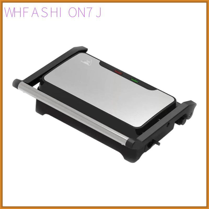 [whfashion7j] Electric Panini Press Compact Sandwich Press สําหรับขนมแซนด์วิชชีส