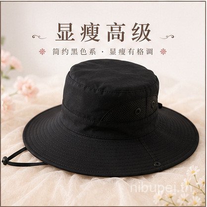 ผู้ชายหมวกฤดูร้อน Quick-Drying Bucket หมวก Breathable Sun หมวกท่องเที่ยวกลางแจ้งหญิง Sun Bucket AD6M