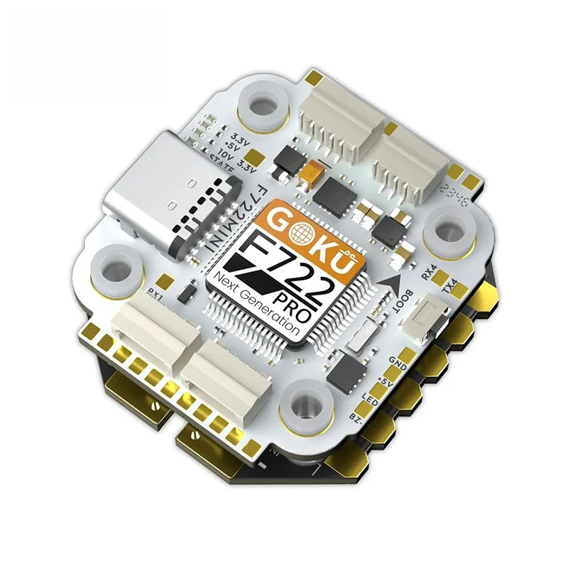 GOKU F722 Pro Mini V2 45A 32Bit 128K 20x20 Flight Stack, Plug and Play Design เข้ากันได้กับ O4 และ O