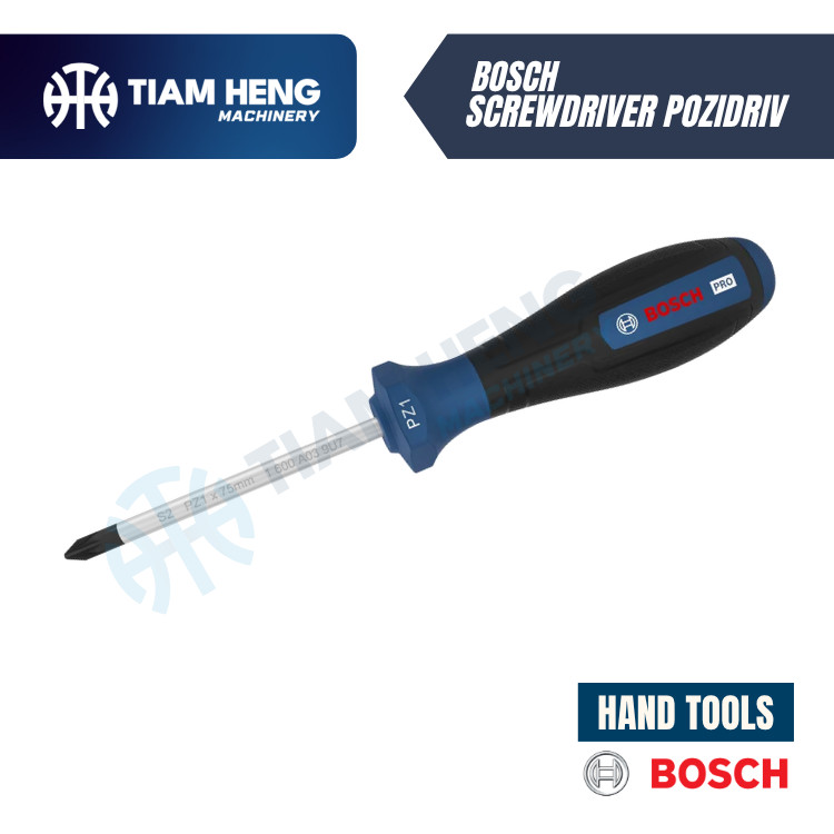 BOSCH PRO SCREWDRIVER POZIDRIV PZ1x75MM