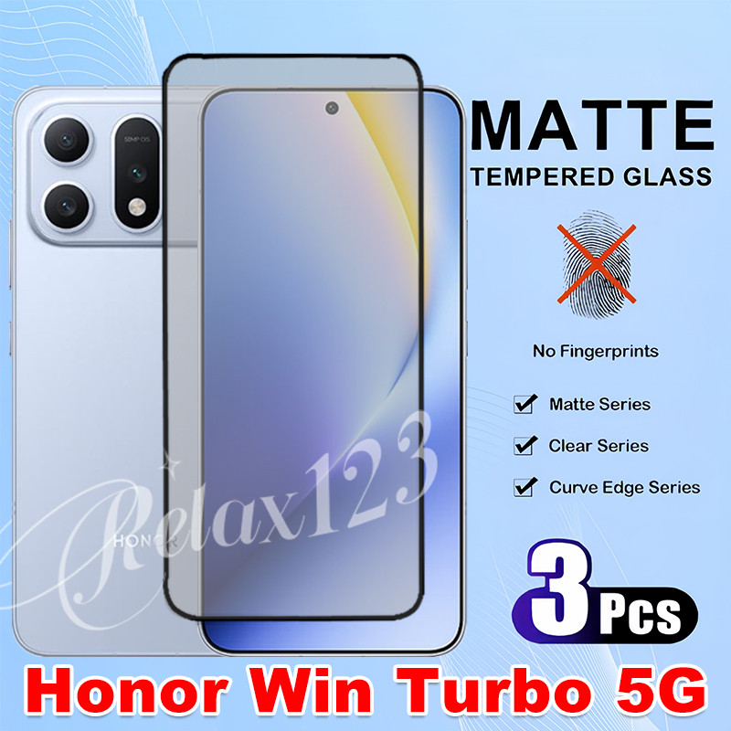สําหรับ Honor Win Turbo 5G 3PCS Matte Frosted Glass สําหรับ Honor Win RT HONOR WIN TURBO 5G 2026 9H 