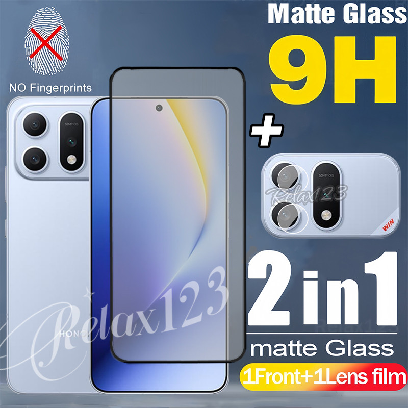 สําหรับ Honor Win Turbo 5G 2in1 Matte Frosted Glass และเลนส์ฟิล์มสําหรับ Honor Win RT HONOR WIN TURB