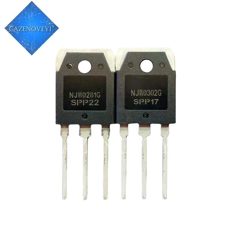2 ชิ้น = 1 คู่ NJW0281G NJW0302G NJW0281 NJW0302 TO-3P