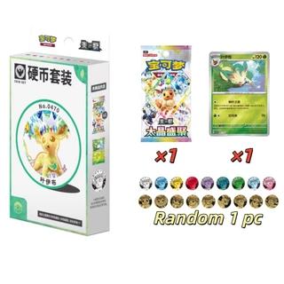 Pokemon TCG S-จีน 2026 Scarlet & Violet Eeveeolution เหรียญชุดกล่องปิดผนึก