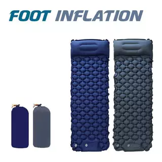 (the) Ultralight Camping Air Mattress ในตัว Inflator ปั๊มน้ําหนักเบาแบบพกพา Sleeping Pad สําหรับเดินป่ากลางแจ้ง Bapaing (TH)