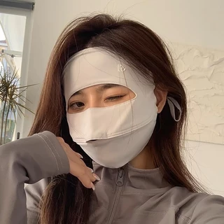 หน้ากากกันแดด หน้ากาก กันแดด UPF50 + ป้องกัน UV ผ้าคลุมหน้า คลุมหน้า กันฝุ่น ระบายอากาศดี นุ่มสบาย สำหรับการปั่นจักรยาน