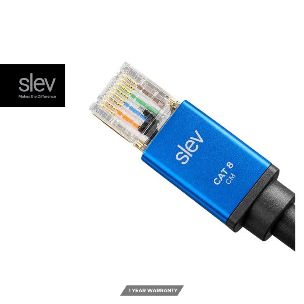 Slev CAT 8 RJ45 Ethernet Network Cable Patch Cord 40Gbps