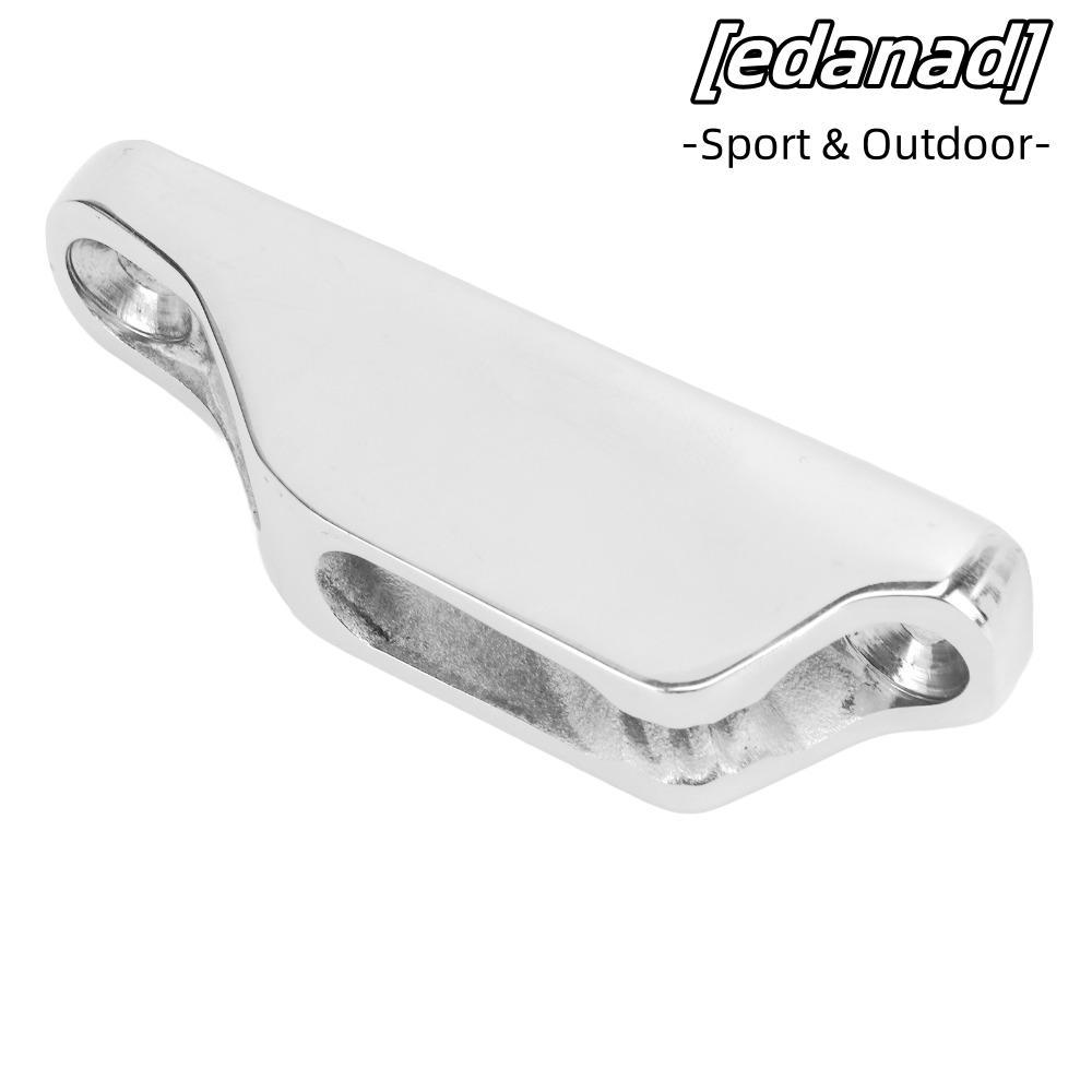EDANAD เรือเชือก Clam Cleat, 3 ถึง 6 มม.Silver Rope Line Clamp, Nautical ฟิตติ้ง 316 สแตนเลส 18x80 มม.เรือ Cleat เรืออุปกรณ์เสริม