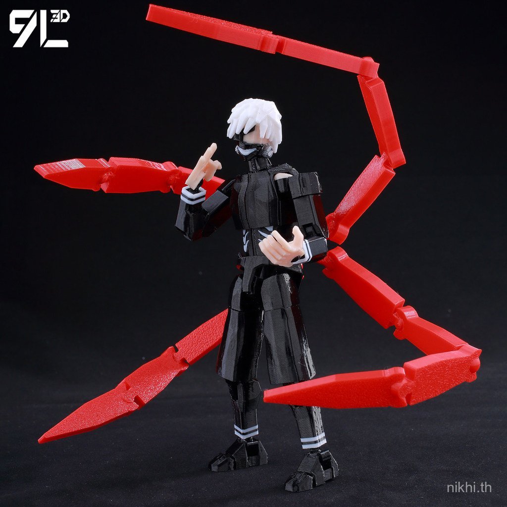 9L3D การพิมพ์ Tokyo Ghoul Ghoul รูป Kinki Ken Dummy Titan 13 อะนิเมะรุ่น Merchandise ของขวัญ T6XB