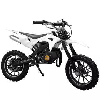 Mini Moto Cross a Gasolina 49cc 2 Tempos Freio a Disco Preta