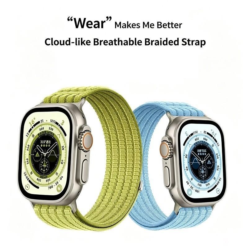 สายนาฬิกาข้อมือ สีเทา สําหรับสมาร์ทวอทช์ iwatch 8 7 6 SE 5 4 45 44 42 41 40 38 มม.