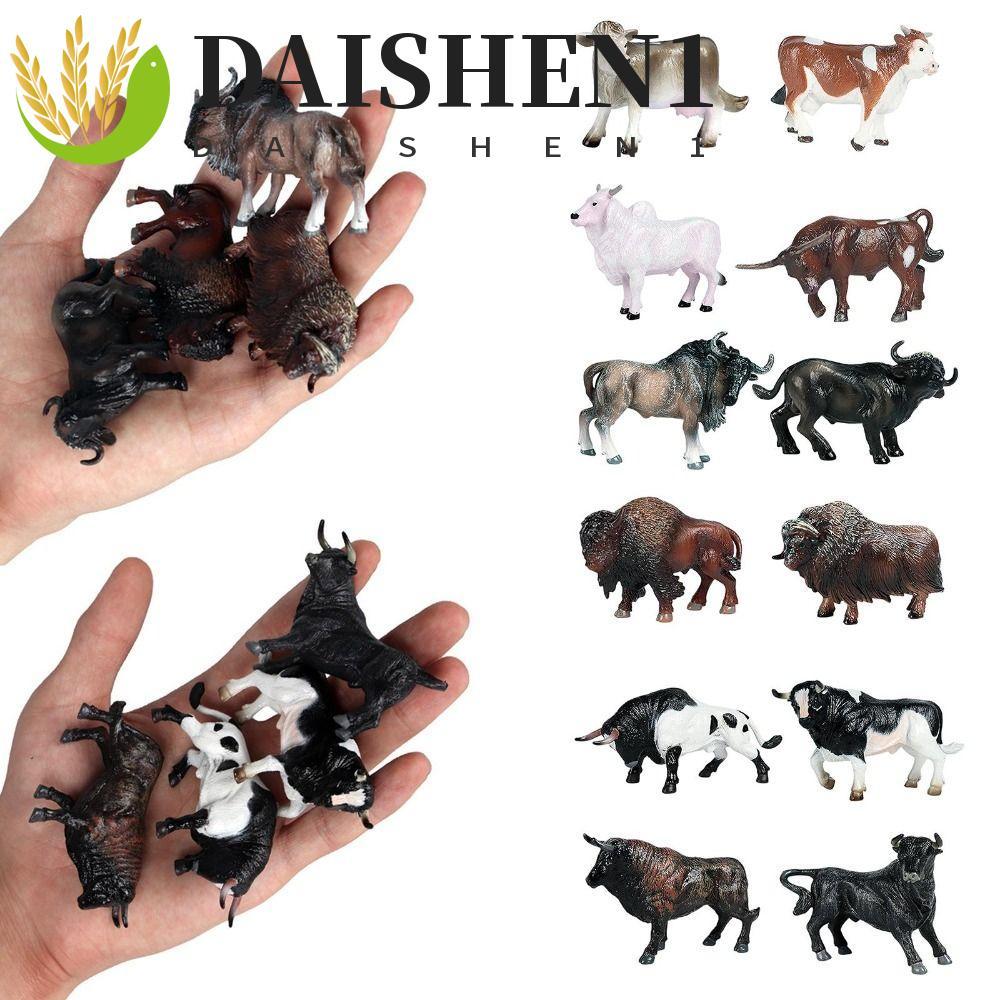 ดาจิน1นมวัวรุ่น,การศึกษาจริงวัวหุ่น,ตกแต่งสวนพลาสติกแข็งเหมือนจริงฟาร์มสัตว์วัวรูปการกระทําเด็กของขวัญ