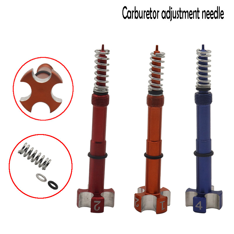 Air Fuel Mixture Screw CNC ปรับ Carb FCR Air Screw ใช้งานร่วมกับ KEIHIN คาร์บูเรเตอร์สี่จังหวะ FCR C