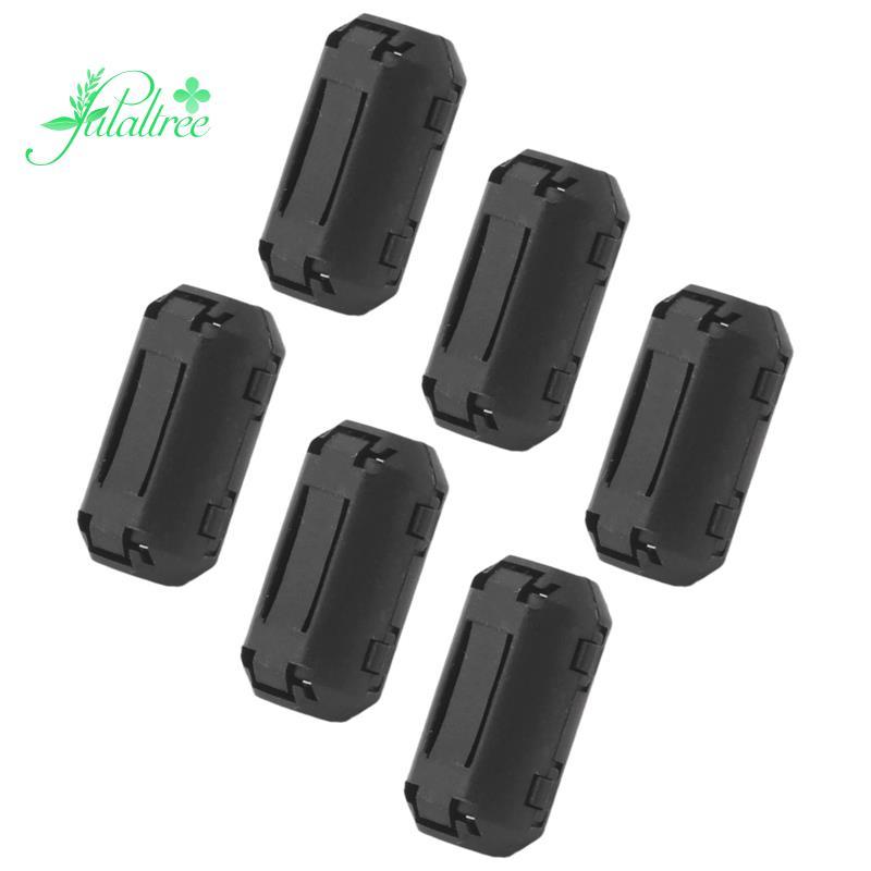 [ ]6 ชิ้น Clip On RFI Noise Ferrite Core Filter สําหรับสาย 5 มม.