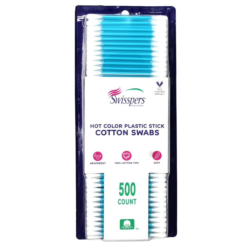 SwisspersHotColoredSwab-500ct(ColorMayVary)