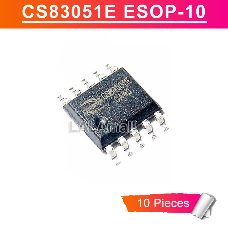 10pcs CS83501E ESOP-10 CS 83501E SOP-10 10.7W Class R เครื่องขยายเสียง IC ใหม่