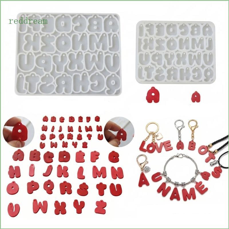 REDD น่ารัก Q รุ่นตัวอักษร Adornments แม่พิมพ์ซิลิโคนตกแต่งแม่พิมพ์สําหรับ DIY เรซิ่นเครื่องประดับและตกแต่งงานปาร์ตี้