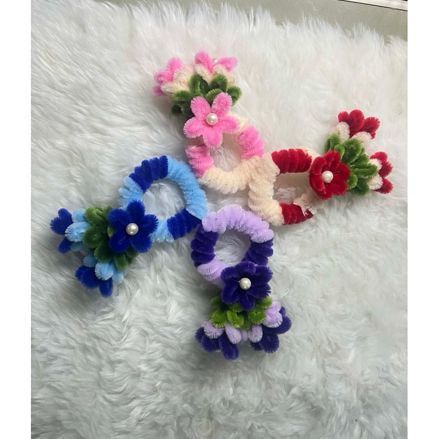 พวงมาลัย พวงมาลัยลวดกำมะหยี่ พวงมาลัยDIY พวงมาลัยน่ารักๆ งานฝีมือ พวงมาลัยไหว้ครู พวงมาลัยวันแม่