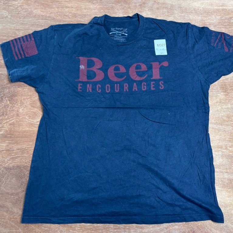(ไซส์ XL) อก22.5  ยาว26.5   เสื้อยืดทหารอเมริกาแท้ US Army Navy Air Force USMC ลายพราง สกรีนแนว ทหาร