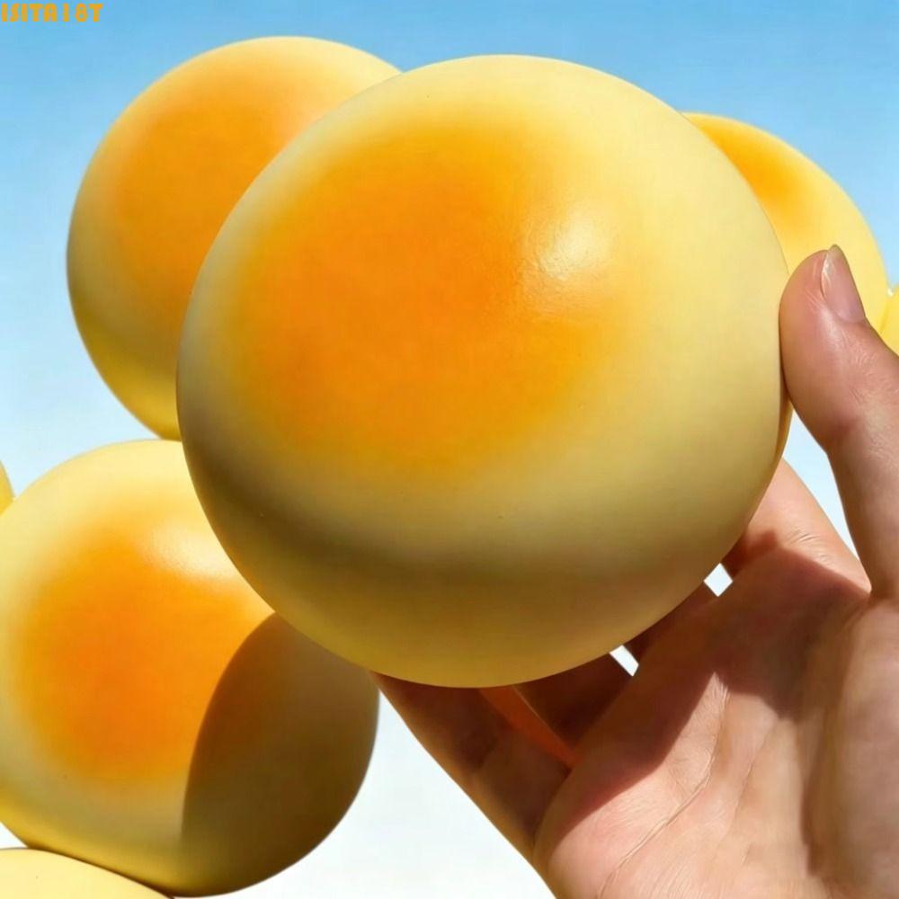 ISITA18T ขนมปังนมของเล่นบีบ, Soft Calming จําลองขนมปังฮาวาย Squishy, ชายหญิง Sticky Hand Relax ช้า R