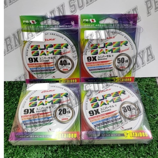 ASUKA SUPER GAME 9X BRAIDED LINE 300M