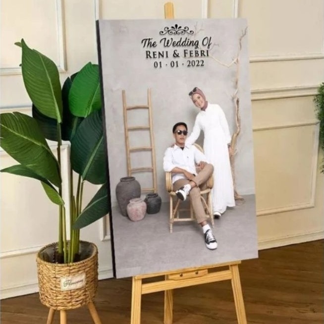 MDF FRAME PHOTO PRINTING 40X60.30R. UDH BENAR..