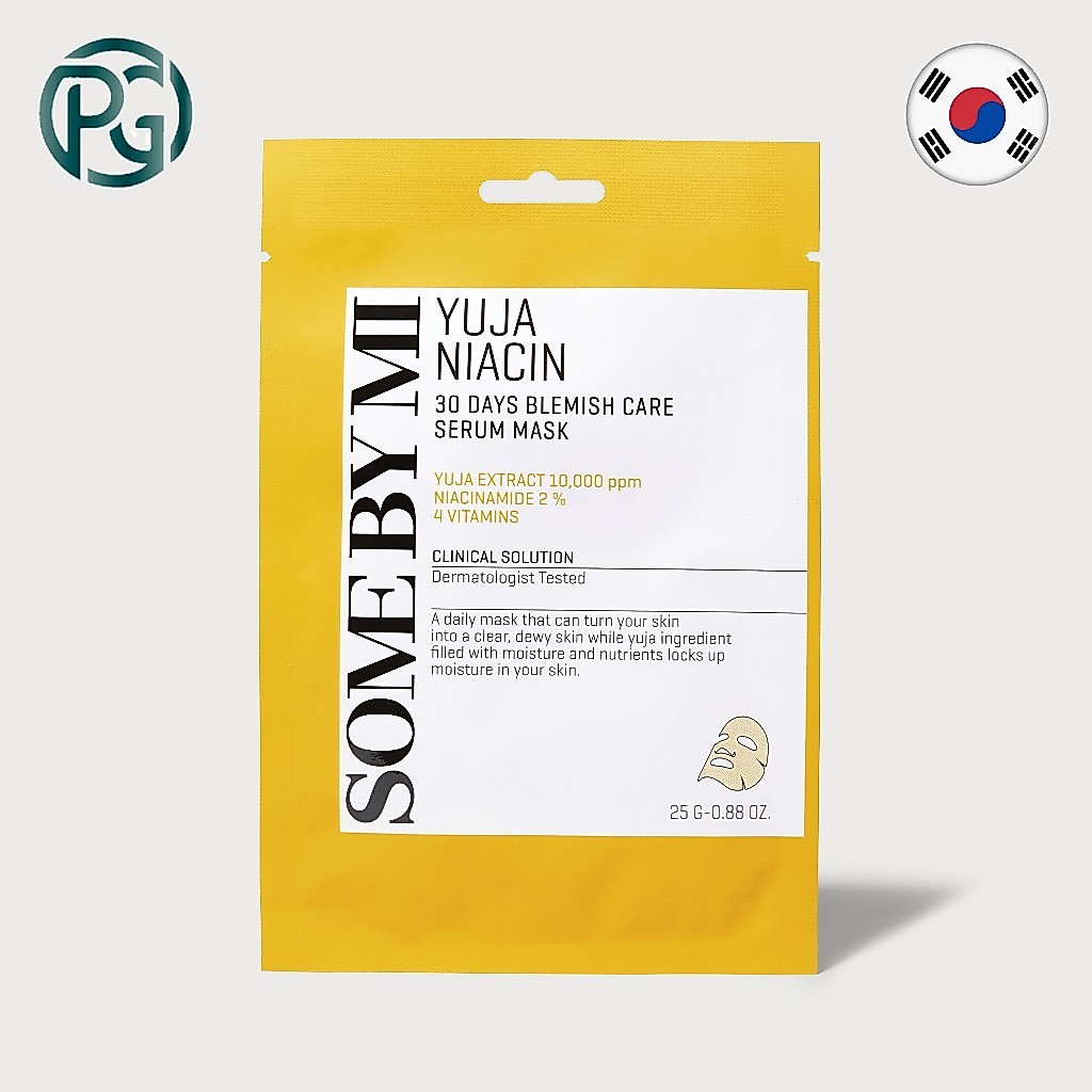 Yuja Niacin 30 Days Brightening Care Mask Sheet (10 ชิ้น Box Set) | Niacinamide 5% Clear Spot Hydrat