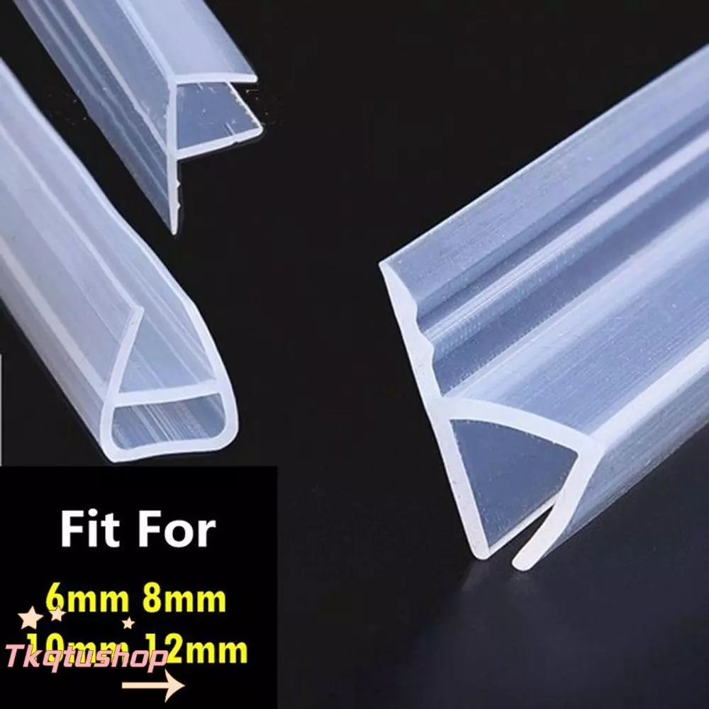 IMIHAN1 1M 6-12 มม.FU h Shape Seal Strip Home & Living Home Improvement ฮาร์ดแวร์ประตูกระจก Weatherstrip