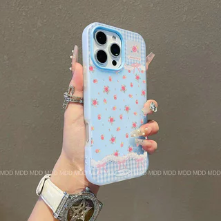 สีชมพู ดอกไม้ เคส For VIVO V60 V50 V30 Lite V60E V50E V30Pro V29E V25 V20 Y31 T4 Pro V23 Y200 Y72 Y52 Y29 2in1นุ่มฝาหลัง