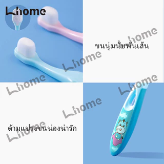 แปรงสีฟันเด็กชุดของขวัญกล่องลายการ์ตูนพิเศษ ขนจำนวน10Kเส้นอ่อนโยนต่อเหงือก สำหรับเด็ก3-12ขวบ