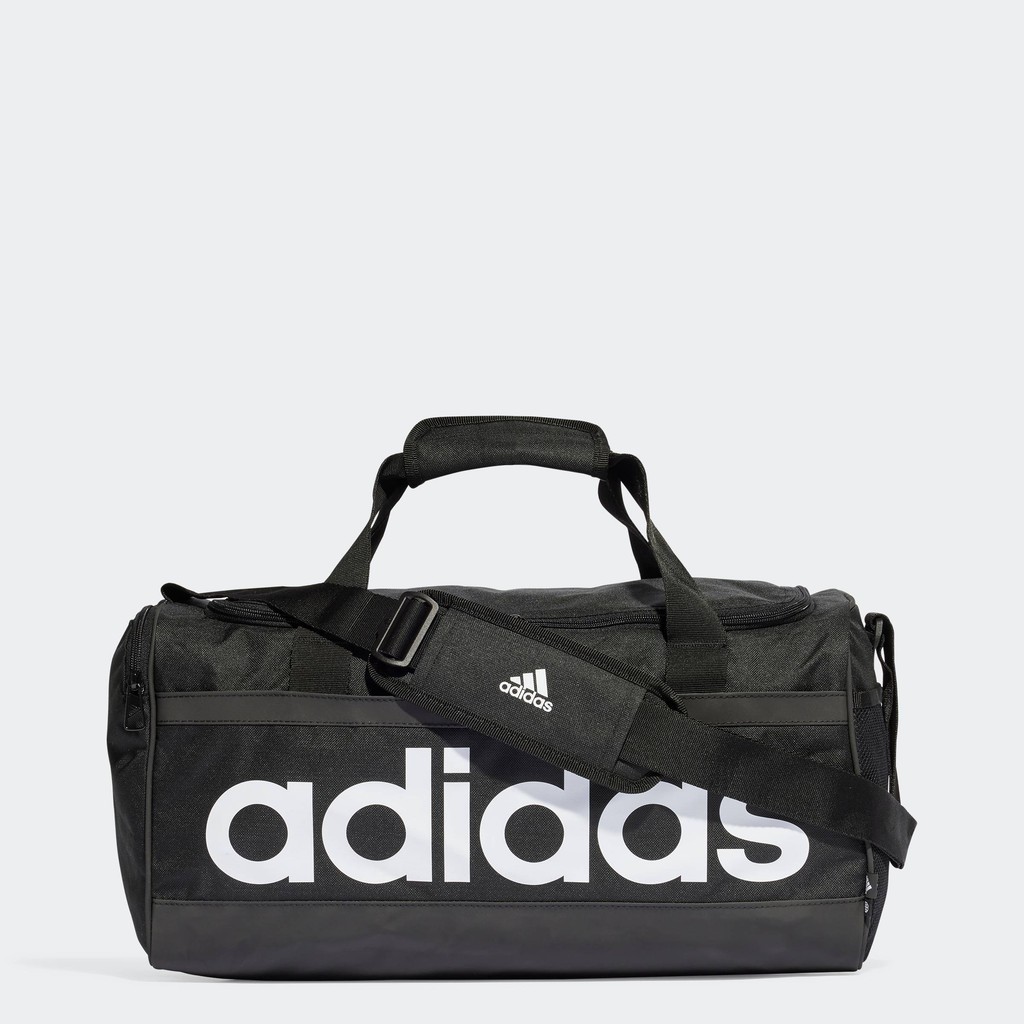 [เพียง 6.6 - VOUCHER 30%]adidas Lifestyle Linear Essentials Duffel Bag Medium Size Unisex สีดํา HT47