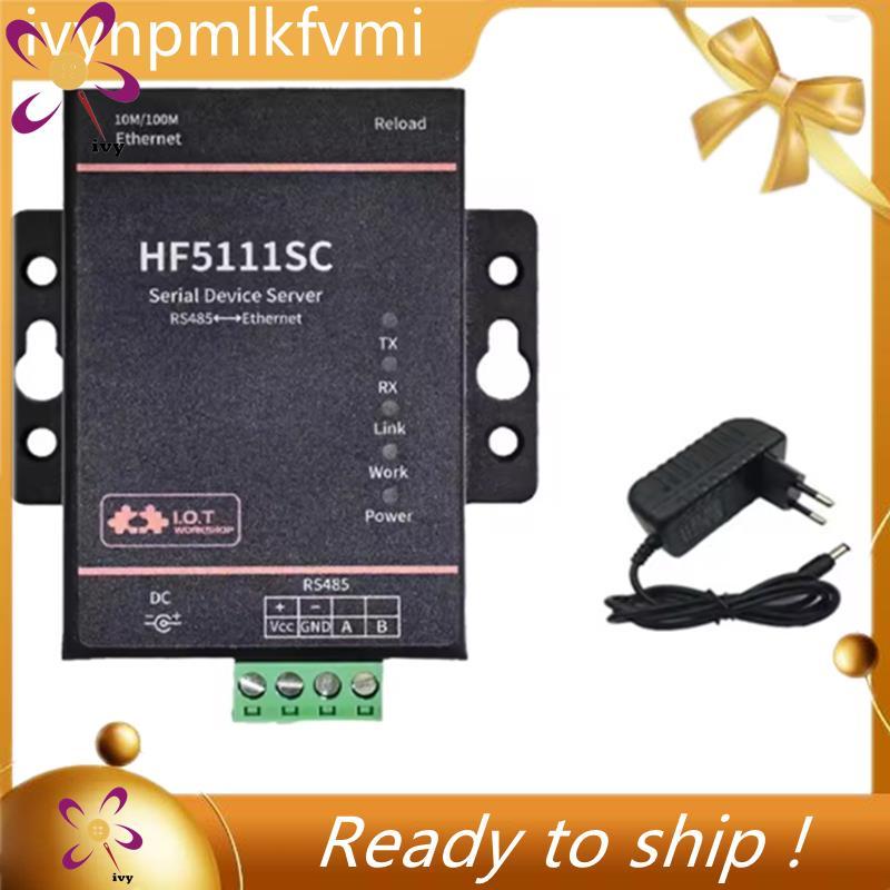 [Ivym] RS485 เป็นตัวแปลงอีเธอร์เน็ต HF5111SC Modbus MQTT รองรับปลั๊ก EU (แทนที่ HF5111S)