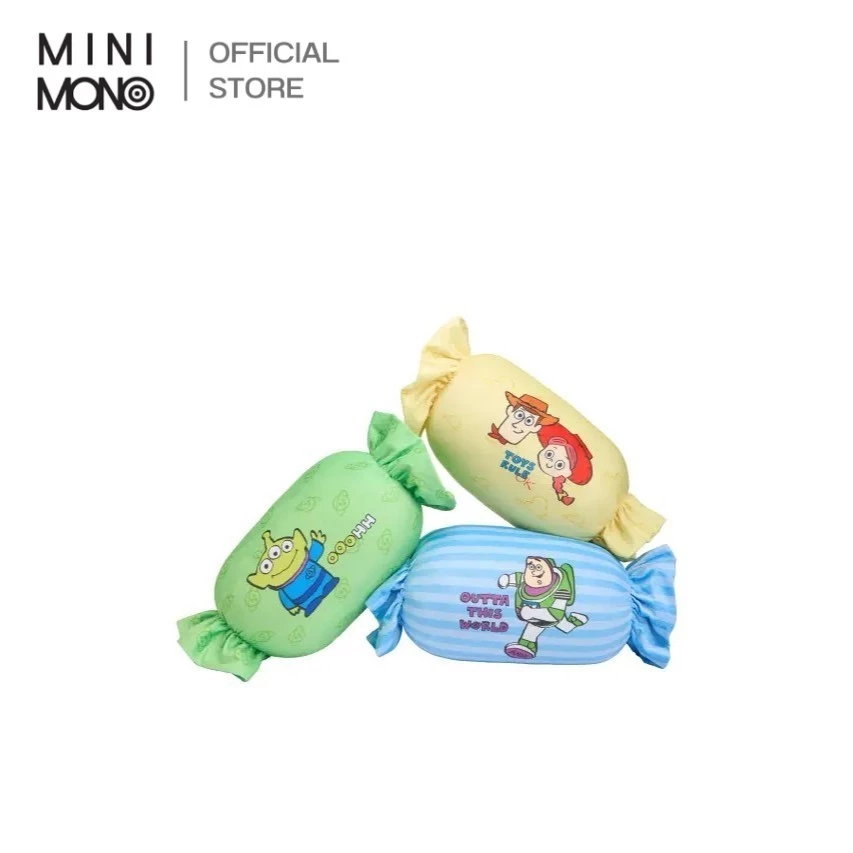 Mini Mono หมอนท็อฟฟี่ Toy Story โดดเด่นด้วยรูปทรงห่อขนมสุดน่ารัก พร้อมตัวละครสุดโปรด
