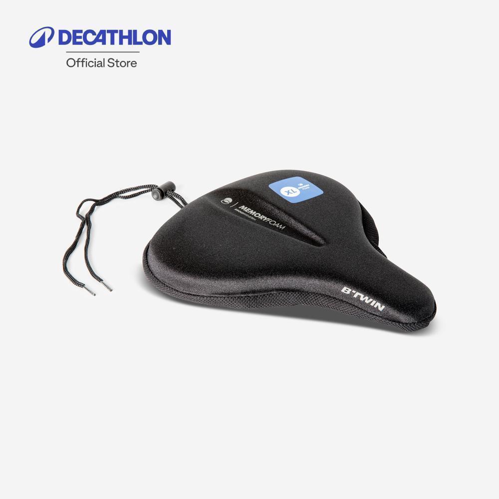 Decathlon 500 Saddle Cover Memoryfoam Size Xl เบาะหุ้มอานแบบโฟมคืนสภาพ รุ่น 500 ขนาด Xl - Black