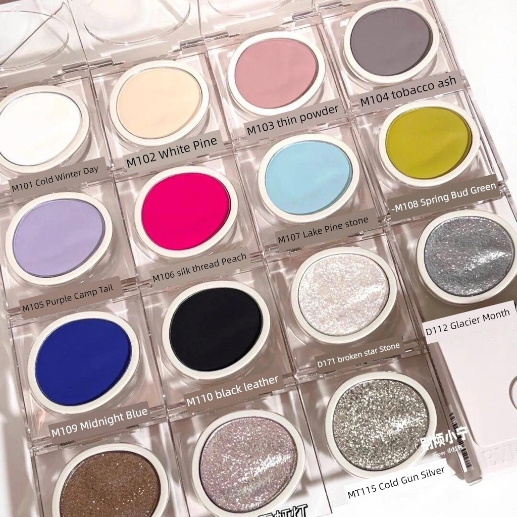 eyeshadow palette พาเลทตา Joocyee Dream Man สีใหม่ Enzyme Color Monochrome Eyeshadow Palette D11 Mat