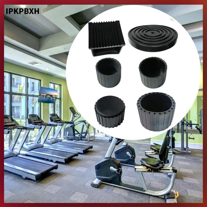 MagiDeal Home Gym อุปกรณ์ฟิตเนสผ้าคลุมเท้าตัวป้องกันพื้นยางที่ใช้งานได้จริงอุปกรณ์เสริมฝาปิดขาสําหรับใช้ในห้องออกกําลังกาย