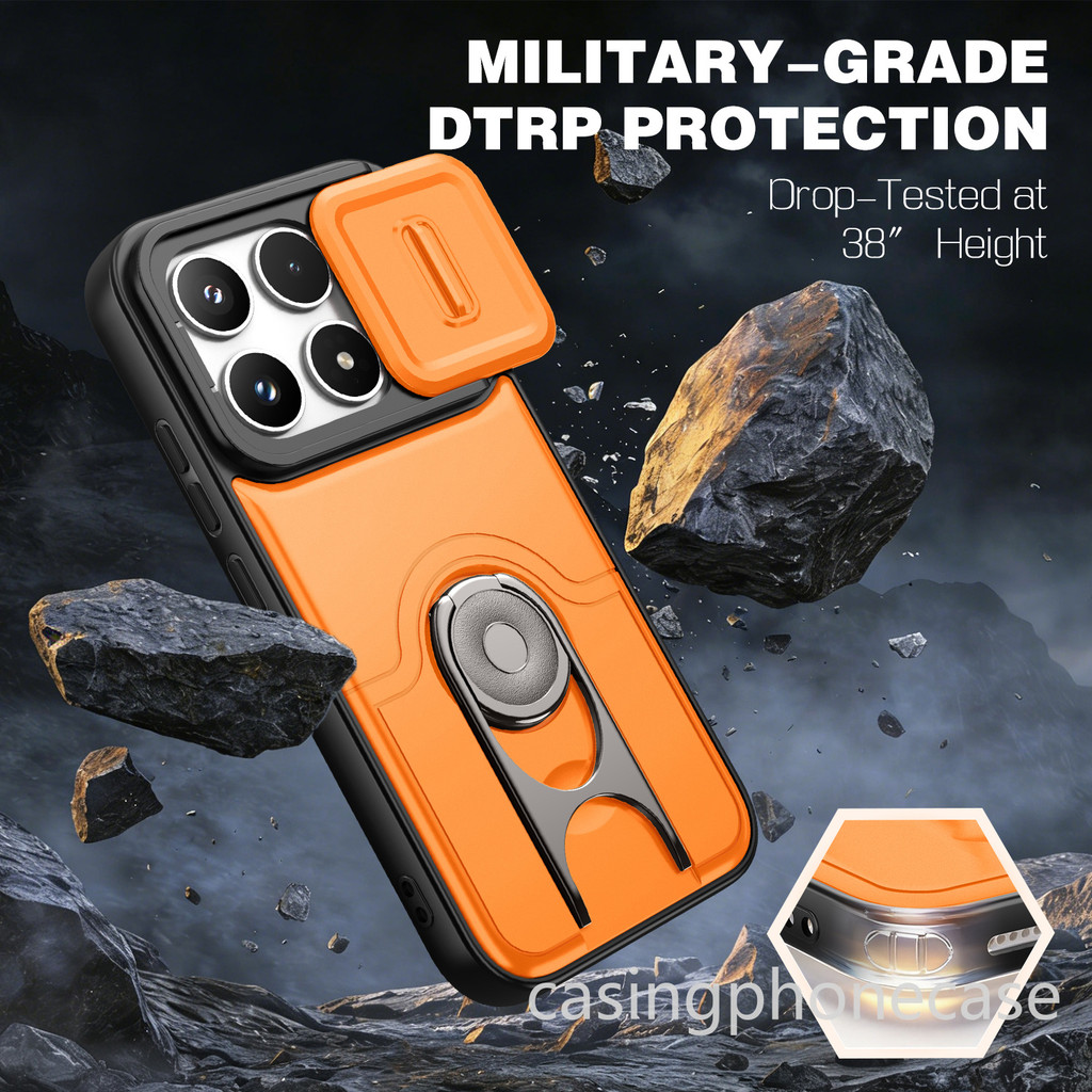 เคสโทรศัพท์สําหรับXiaomi Redmi K90 K70 K90ProMax K70Pro E POCO F8 Ultra F6Pro X6Pro 4G 5G 2026 กันกระแทกDual Layerทนทานฝาครอบป้องกันเลนส์Guard Anti-Scratchเคสโทรศัพท์