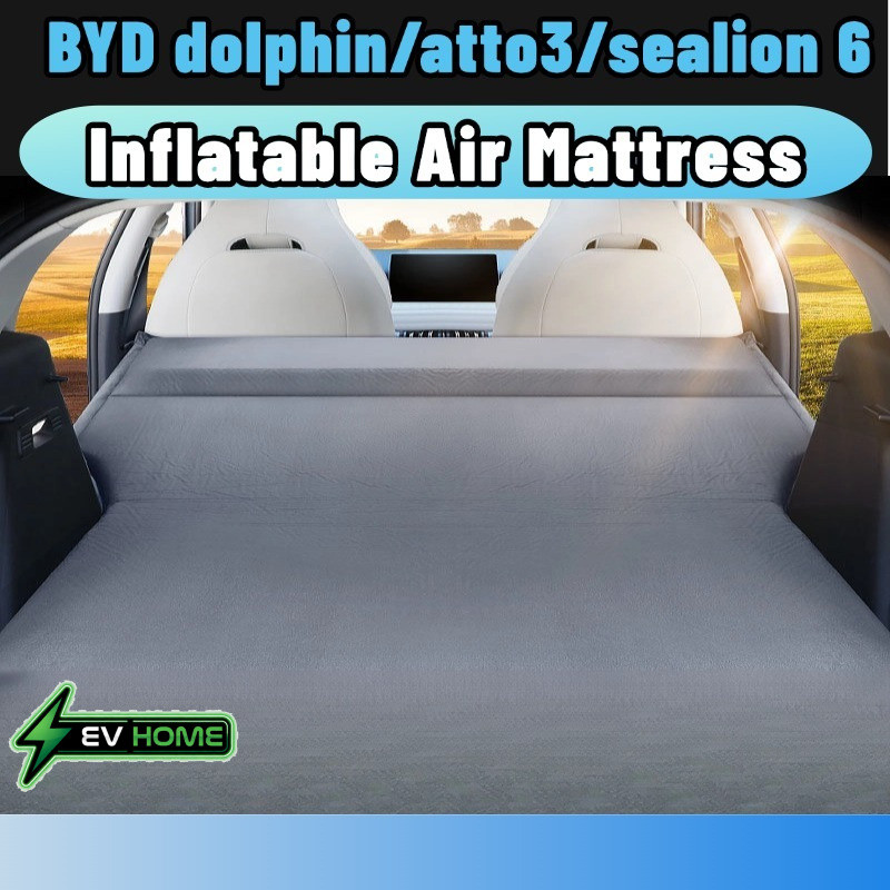 Byd dolphin/atto3/sealion 6 dm-i ที่นอนในรถยนต์ ที่นอนเป่าลมอัต เตียงนอนในรถยนต์ 5 ซม.ฟองน้ำ Inflata