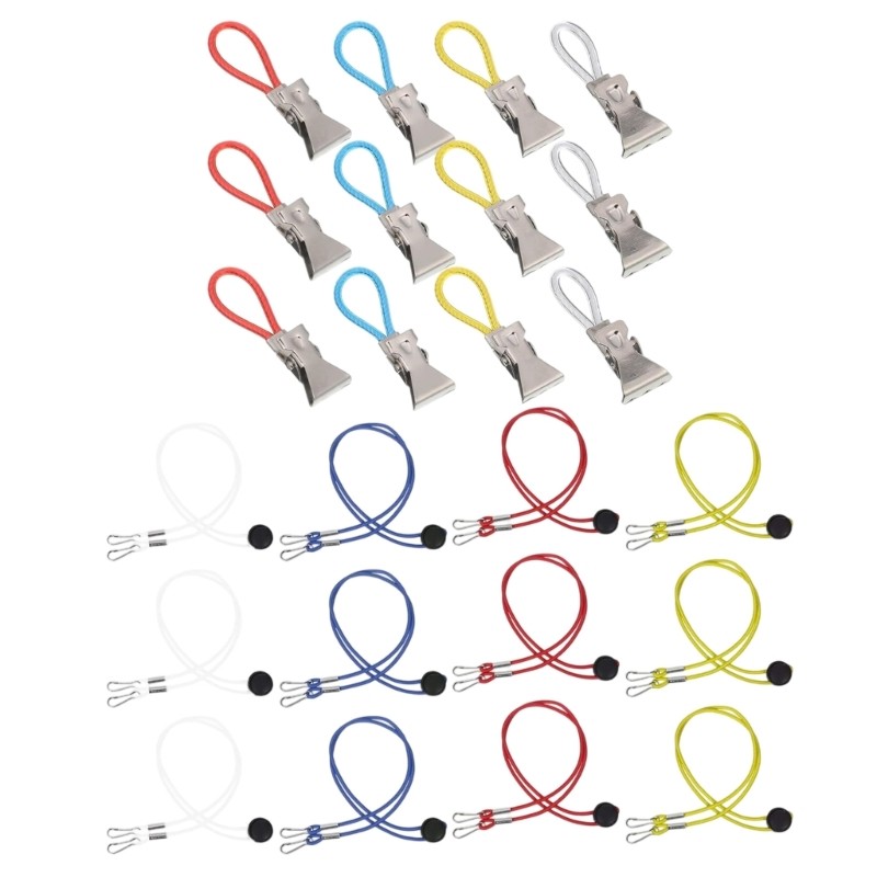Cozy Pack of Metal Craft Clips Cords Set เหมาะสําหรับงานเย็บศิลปะและสํานักงาน