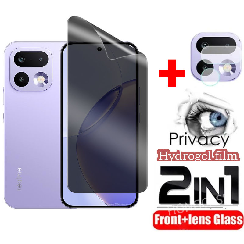 ป้องกันหน้าจอสําหรับRealme 16 T Pro Plus + Pro + 16T Realme16 4G 5Gด้านหน้าAnti Peepความเป็นส่วนตัวHydrogelฟิล์มClear Softเลนส์Slimโปร่งใสAnti Scratchคลุมทั้งหมด