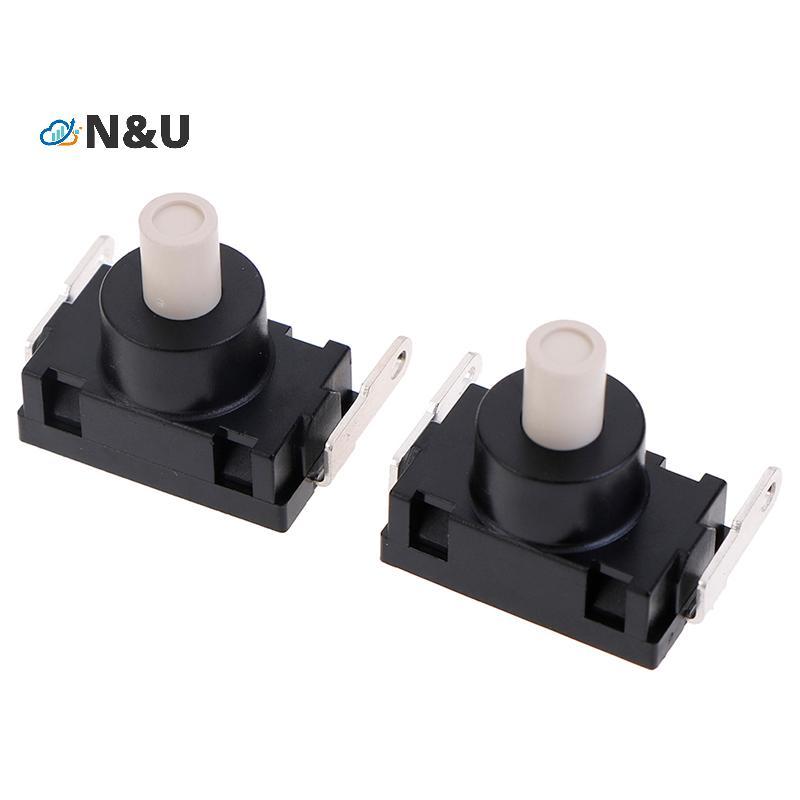N&U สวิตช์เครื่องดูดฝุ่น 2 ชิ้น 16A125V 8A250V KAN-J4 สวิตช์จํากัด 2 ปุ่ม