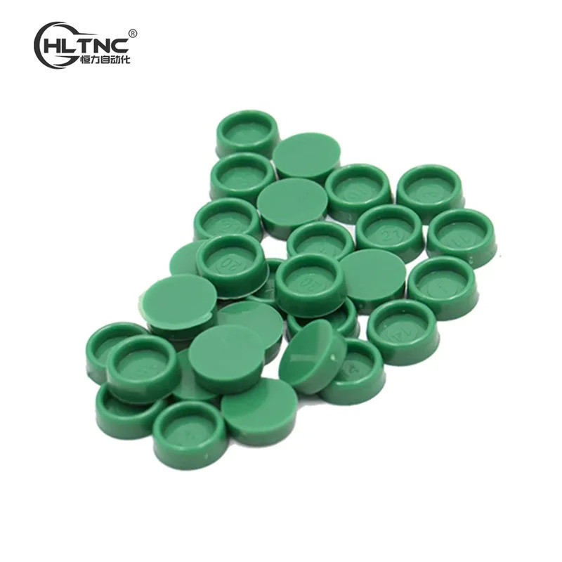 HLTNC 100 ชิ้นสีเขียวพลาสติกฝุ่นฝาครอบ – C4/C5/C6/C8 สกรูรูป้องกันสําหรับ HGR15 HGR20 HGR25 HGR30 HGR35 EGR15 Linear ท่องเที่ยว Rail