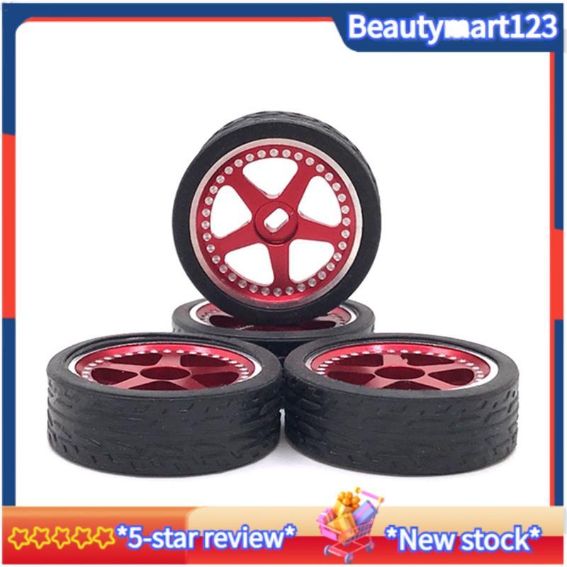 BM4 ชิ้น 26 มิลลิเมตรขอบล้อโลหะยางยาง Tyre ชุดสําหรับ  284131 K969 K989 K999 P929 Mini-Z 1/28 RC รถอ