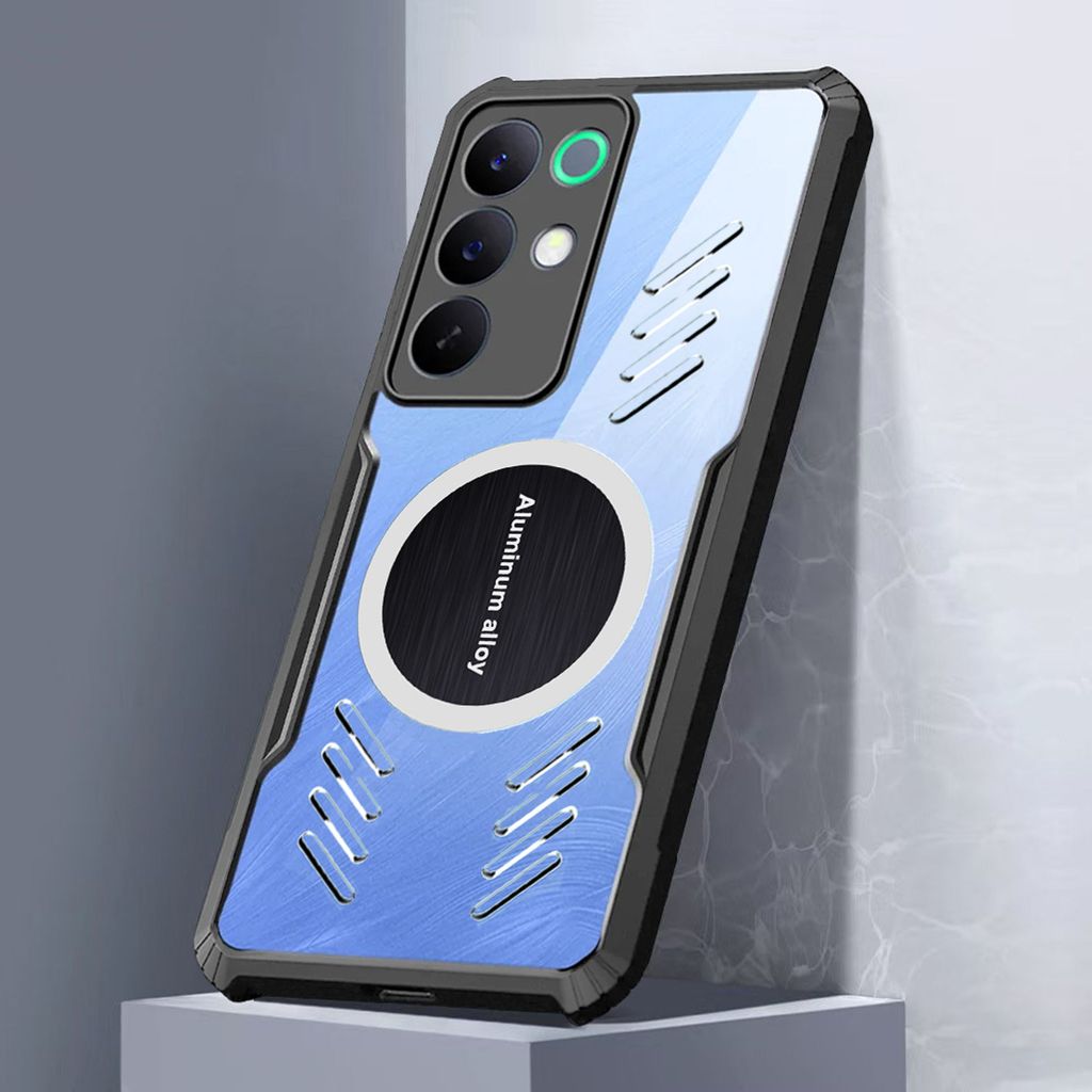 เคสโทรศัพท์ระบายอากาศสําหรับ OPPO Realme C100 C100x C100i C83 C85 Pro 4G 5G กรณีโปร่งใส Ultrathin Anti-Fall Esports ฝาครอบกระจายความร้อน 01
