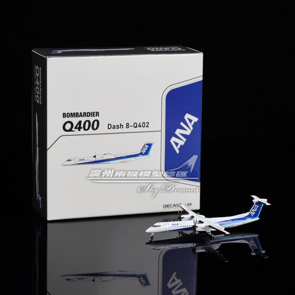 [] JCwings SA4060 All Airways Nippon ANA Dash 8-Q400 JA852A เครื่องบินรุ่น 1: 400
