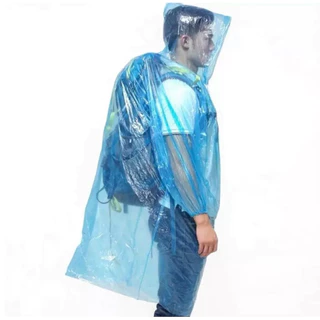 เสื้อกันฝนผู้ใหญ่ เนื้อหนาทนทาน 6-10-12 ตัว แพ็ค 12 ตัว คละสีNo.1120