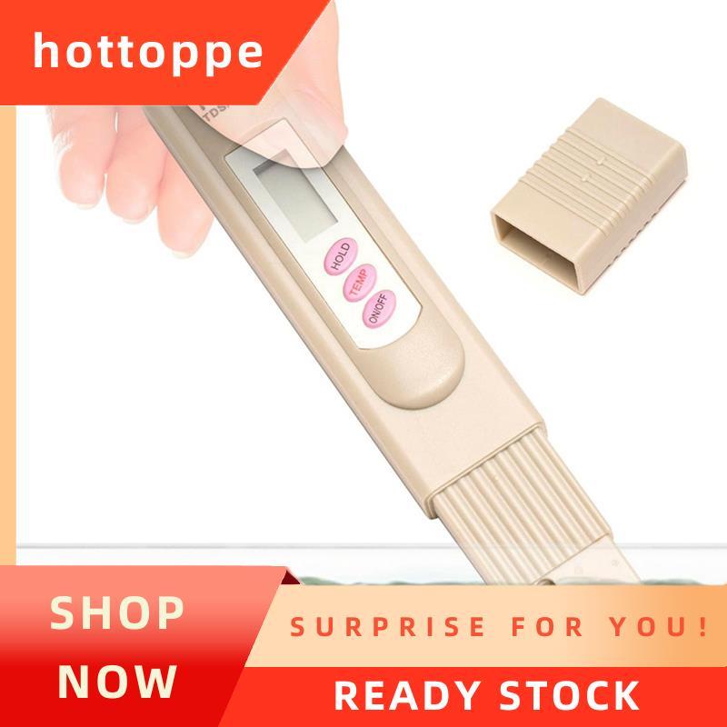 hottoppeHigh TDS Meter เครื่องทดสอบคุณภาพน้ําอเนกประสงค์ดิจิตอล TDS Meter
