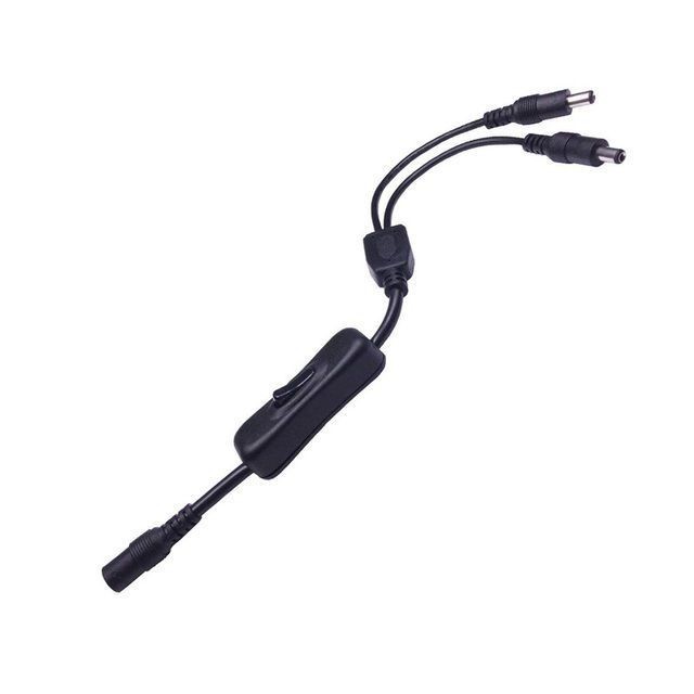 เชื่อมต่อไฟ LED DC switch one-to-two ad สายเชื่อมต่อไฟ LED DC switch one Point สองสายอะแดปเตอร์กล้อง